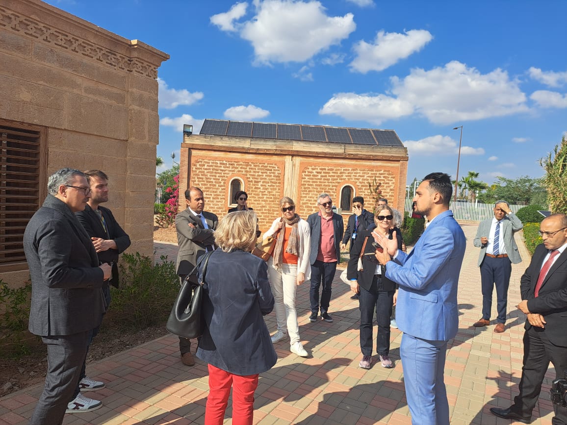 GepMaroc's tweet photo. @GepMaroc was pleased to host today a visit from the Network of Contact Parliamentarians for a healthy environment, led by Mr. @RikDaems, President of the Network, and Mr. @AllalAmraoui, member of the Network and of the House of Representatives.

#Maroc #Europe #sustainability https://t.co/Ik7AumaIKM