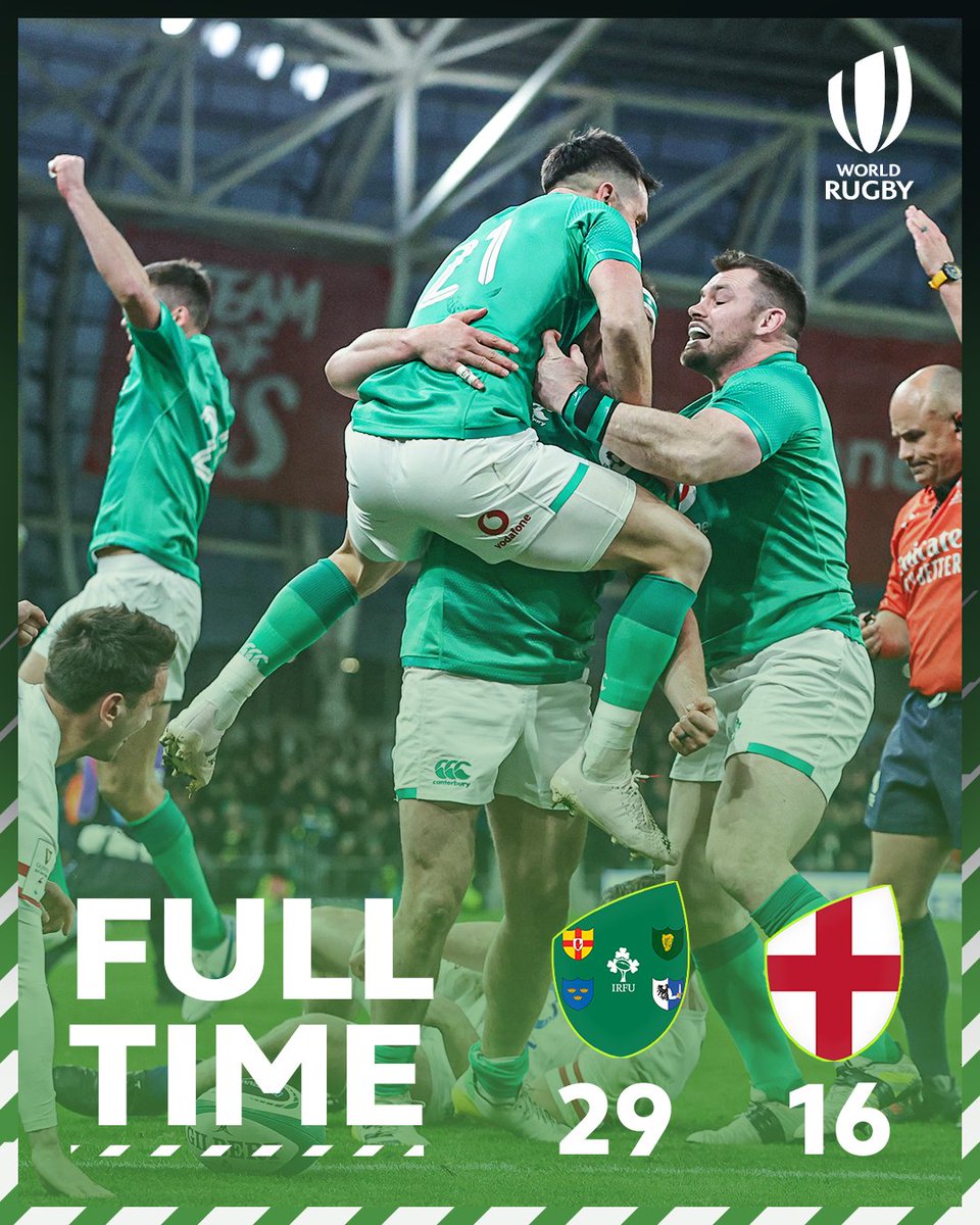 Ireland are untouchable! 🤫

Five years after their last grand slam, <a href="/IrishRugby/">Irish Rugby</a>  defeat England in thrilling style to become your #SixNations2023 champions ☘️

#IREvENG | #GuinnessSixNations