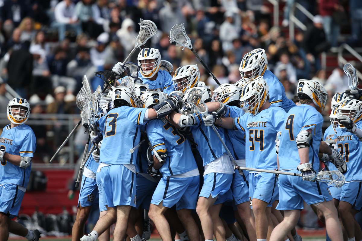 MarquetteMLax's tweet photo. Golden Eagles claim a 12-11 win over No. 5 Penn State on Long Island. #WeAreMarquette

STATS/RECAP 🔗
https://t.co/sgJTpSCQoW https://t.co/VffkQZqOdb