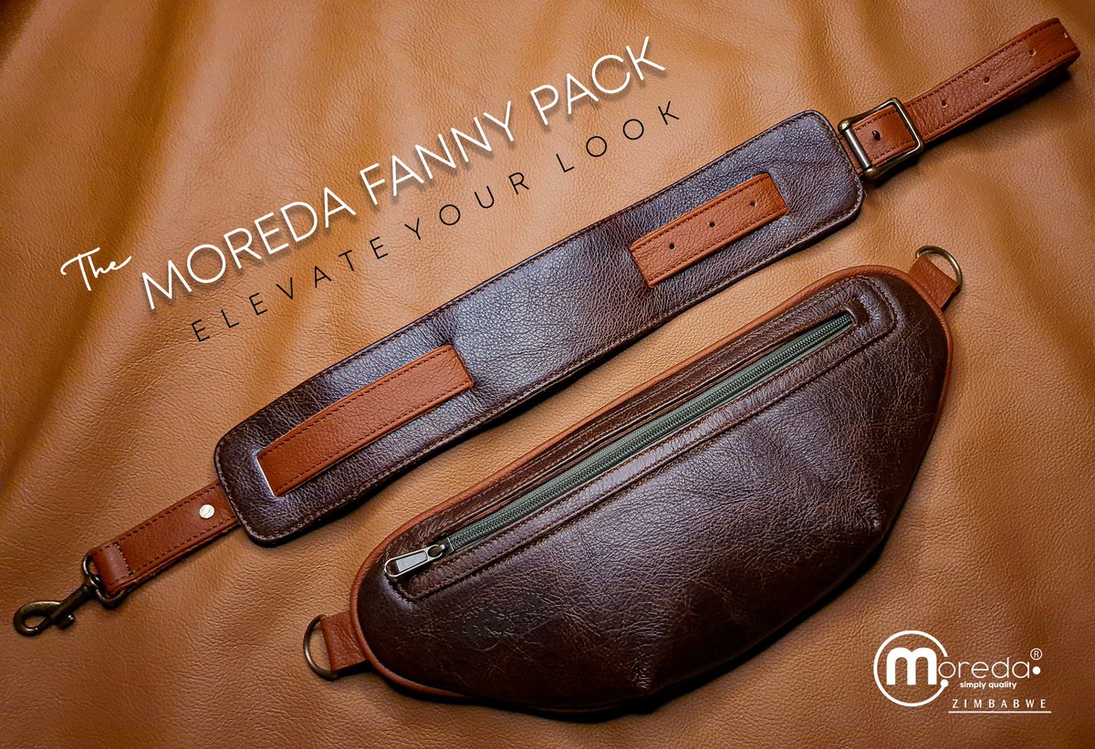 Moreda Fanny pack made of high quality leather, exquisite workmanship, fine lines, wearable and practical. When you go to a business party or need space to put the good things you find. It can also be used as a wonderful and practical gift.