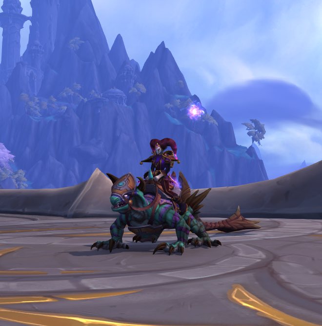 Jerfayvorite's tweet photo. Look at this adorable mount I just won thanks to the wonderful @teamwerkttv !!!  Love you all thank you so much! Viridian Phase-Hunter!!! https://t.co/o6ukZgMpuT