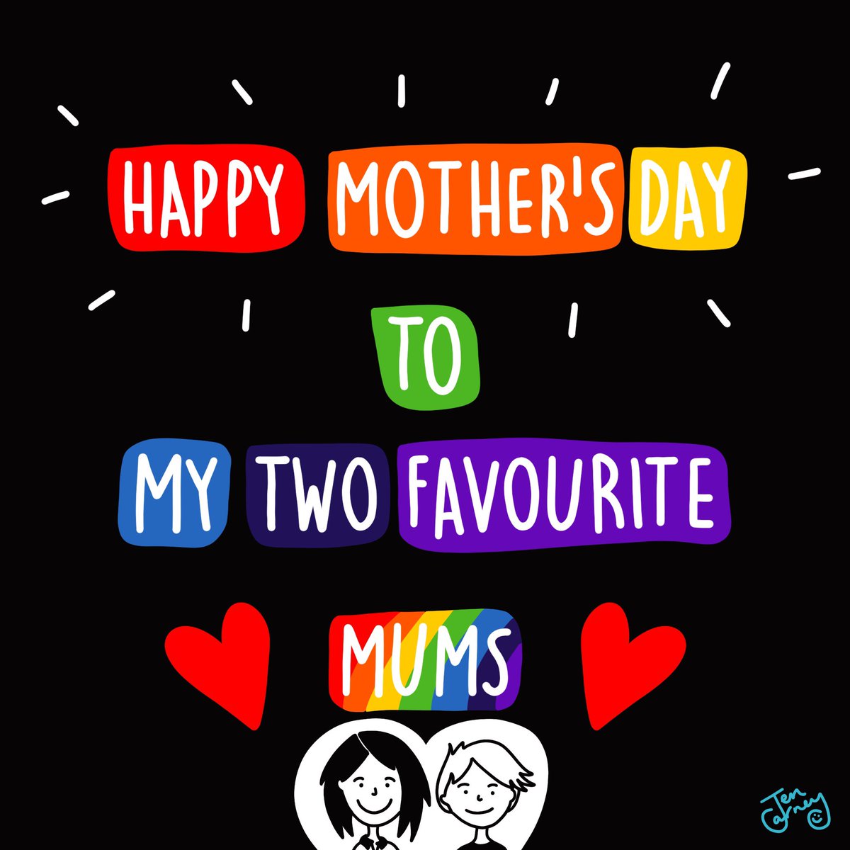 jennycarney's tweet photo. Billie Upton Green has been making a Motherβs Day card. If you have 2 mums, or know someone who does, feel free to share the second image ππ
#twomums #rainbowfamily #lovemakesafamily #mothersday
#theaccidentaldiaryofbug https://t.co/jdFFnqeUP9