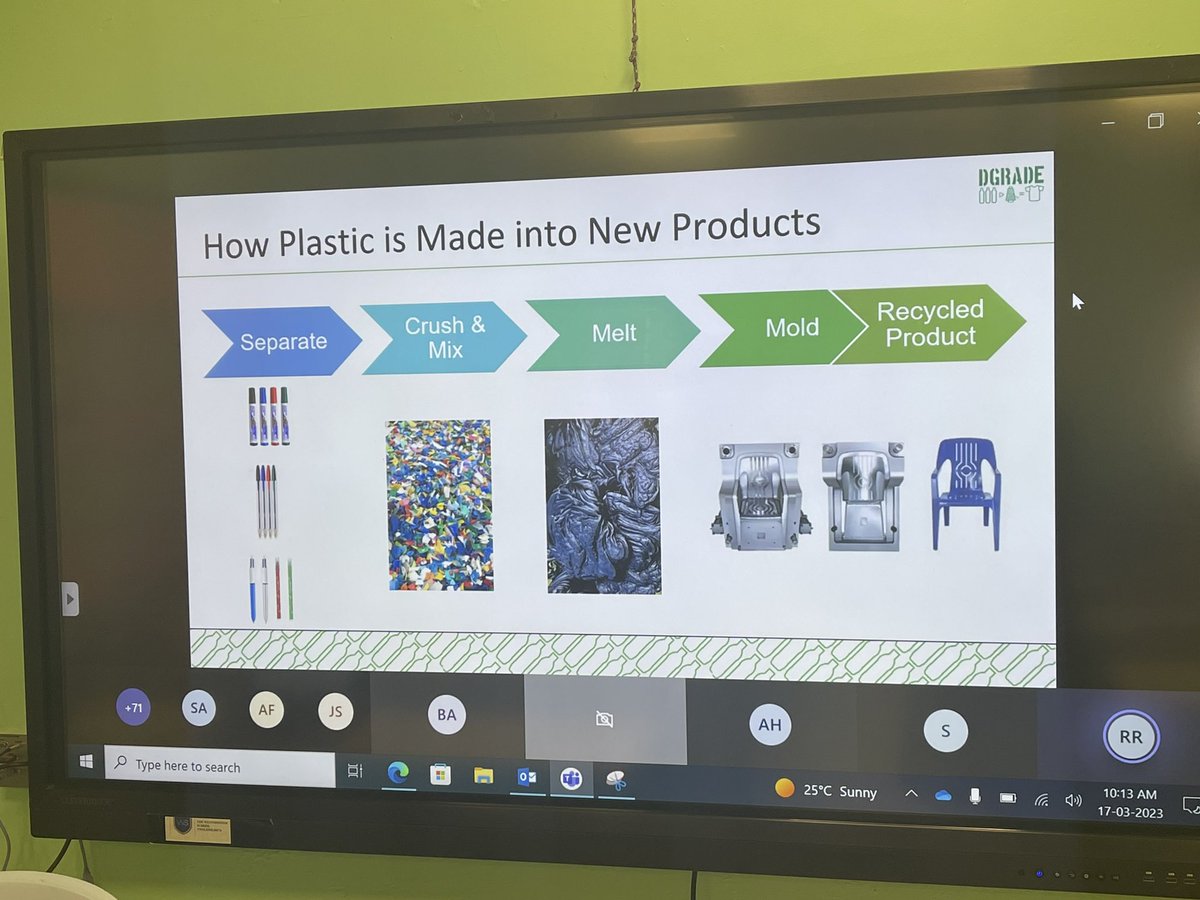 jijigeotws's tweet photo. Webinar on Recycling challenge- initiative by Simply bottles to collect used plastic pen and plastic markers. It helped to understand the steps involved in recycling of used pens and markers. I am sure that students are motivated to do their best✌️#DGRADE #SIMPLYBOTTLES https://t.co/BTY5pXPU60