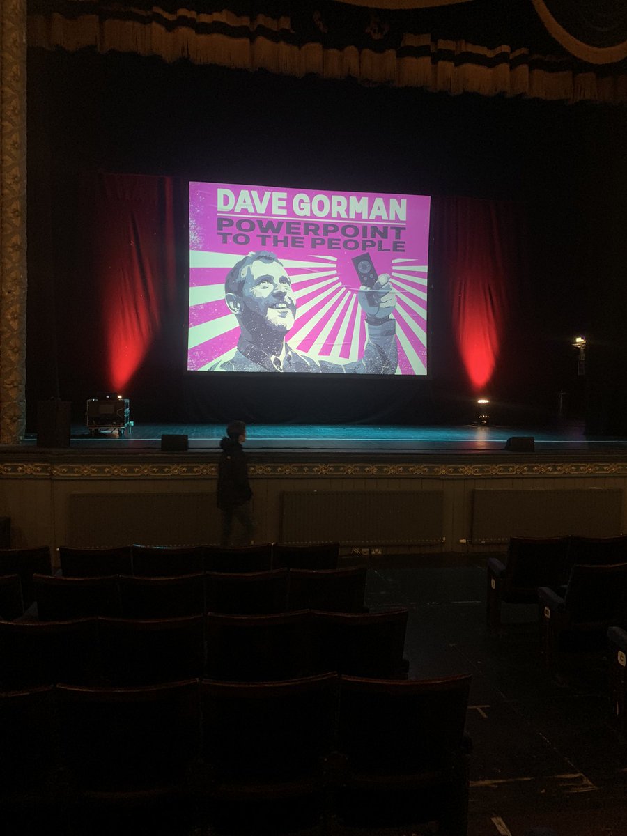 About 17 years after his Googlewhack Adventure dvd became one of the most enthralling comedy shows I’d ever seen, I’m seeing @DaveGorman in the flesh tonight 🙌