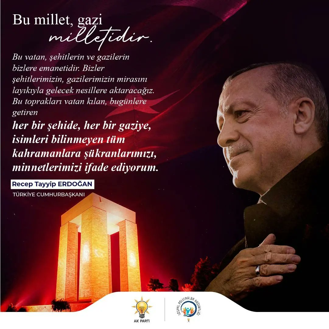 Arhavi_Akkadin's tweet photo. Bu millet, gazi milletidir. Bu vatan Şehitlerin ve gazilerin bizlere emanetidir. 
#18MartÇanakkaleZaferi https://t.co/75ctJxy9D2