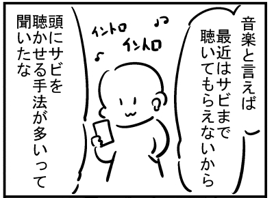 ブログ更新!『最近の音楽は頭にサビがある』 ⇒ 