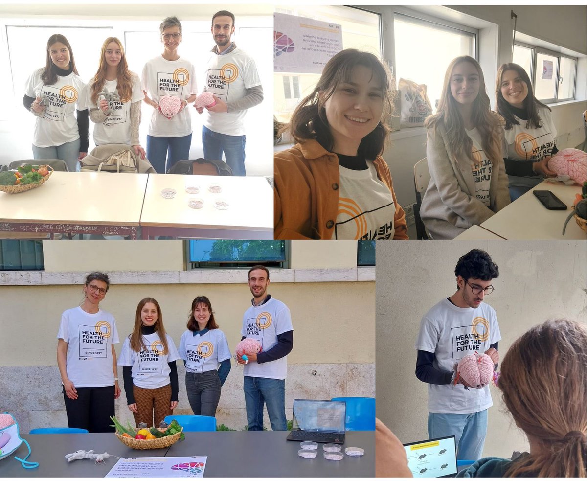 CNSantos_lab's tweet photo. The #BrainAwarenessWeek 2023 is over! We were sharing our science through talks and activities with amazing young people from Pedro Nunes and Filipa de Lencastre schools in Lisbon.  
See you at BAW 2024 again!!! 
#scicomm @ERC_Research, @nova_medschool @FENSorg  @dana_fdn https://t.co/mlurTEfadg