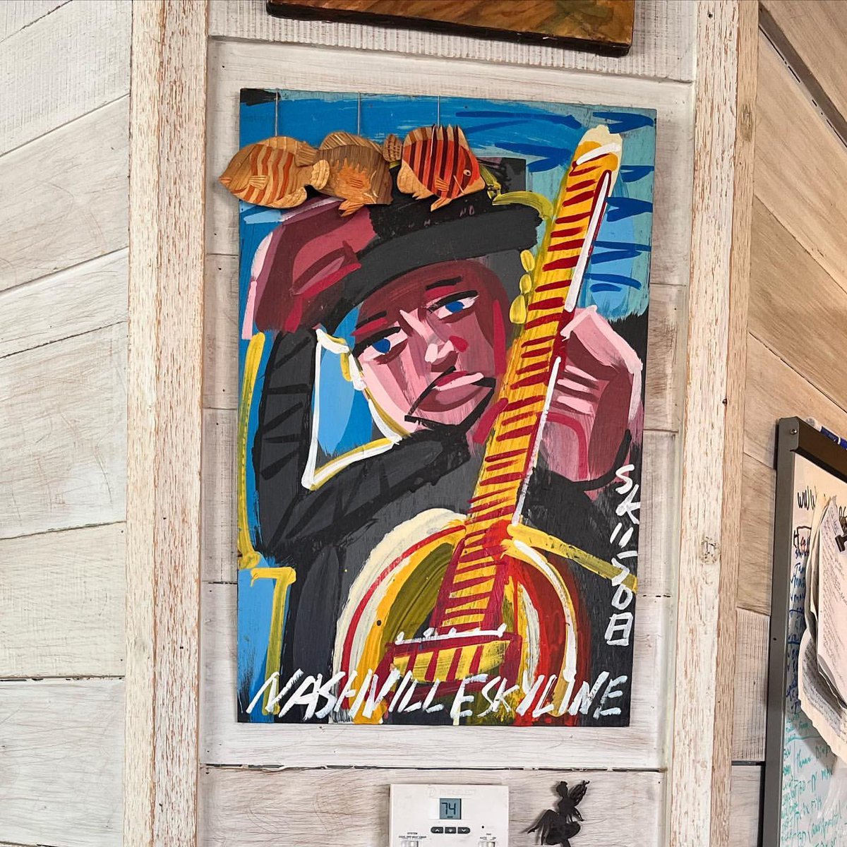 TractorBeamPub's tweet photo. Spotted: Steve KEENE’s on the walls of @QualityPie Charlottesville which serves up  both savory dishes and sweets as one might imagine. from their feed it looks like they sometimes have music there as well! 

Happy eating friends! #skartbook https://t.co/52SS7FWSxV