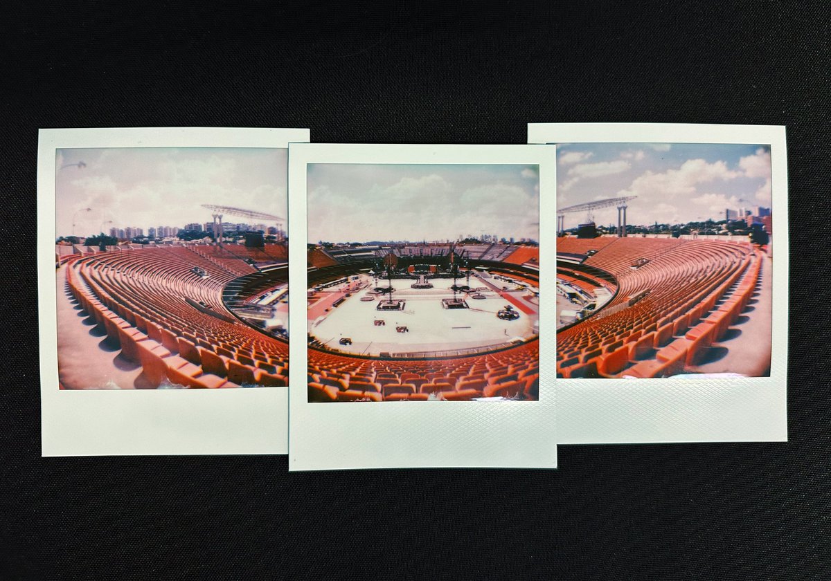 coldplay's tweet photo. Last show day in São Paulo 😎 https://t.co/cQAoirNfH9