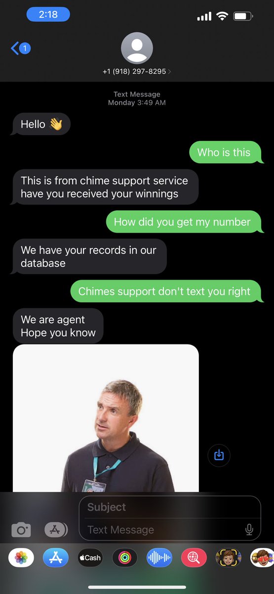 SheDaQueenE's tweet photo. @SteveHuewiy @Chime Did they text your phone as well? They went from emailing me to texting. You can tell it’s a inside Job nobody has my number. I didn’t give it to no one. It’s crazy and I didn’t share my email with anyone. https://t.co/mKgNLNruSu