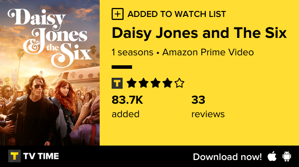 relativando's tweet photo. I've just started following Daisy Jones and The Six https://t.co/nwSEr9KgIw #tvtime https://t.co/0pIfFT2B9N
