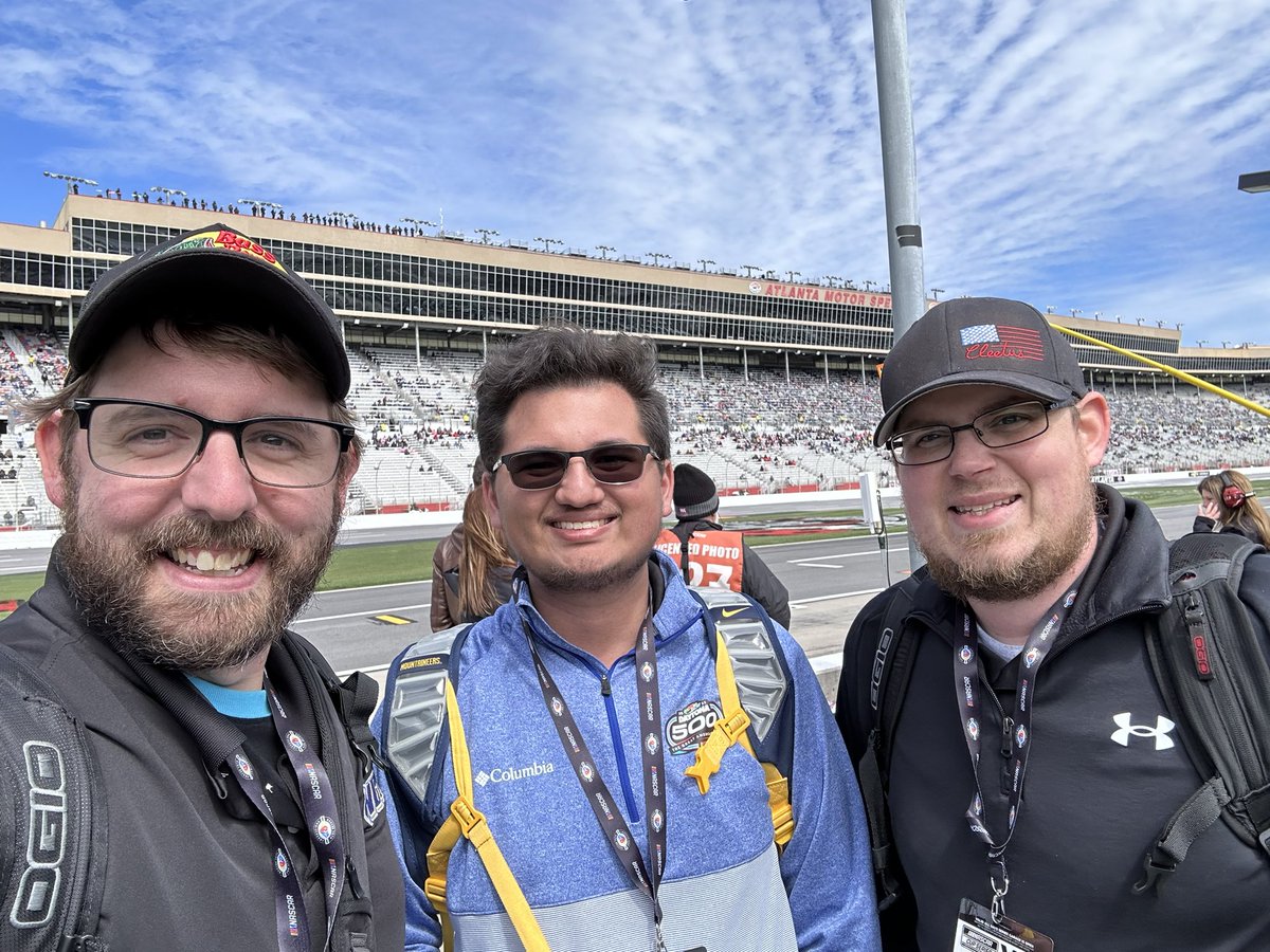 NicolasCRacing's tweet photo. Excited for a full day of racing here @ATLMotorSpdwy  #NASCAR75 https://t.co/QXcFQ0pMCr