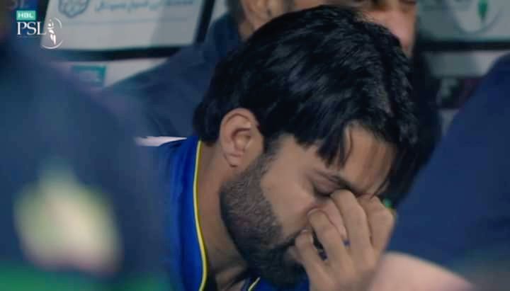No, #rizwan don't be sad, not this time, but next time we'll win 
We're proud of you 😊
You're the highest Scorer of the Tournament🥇
#PSLFinal #LQvsMS