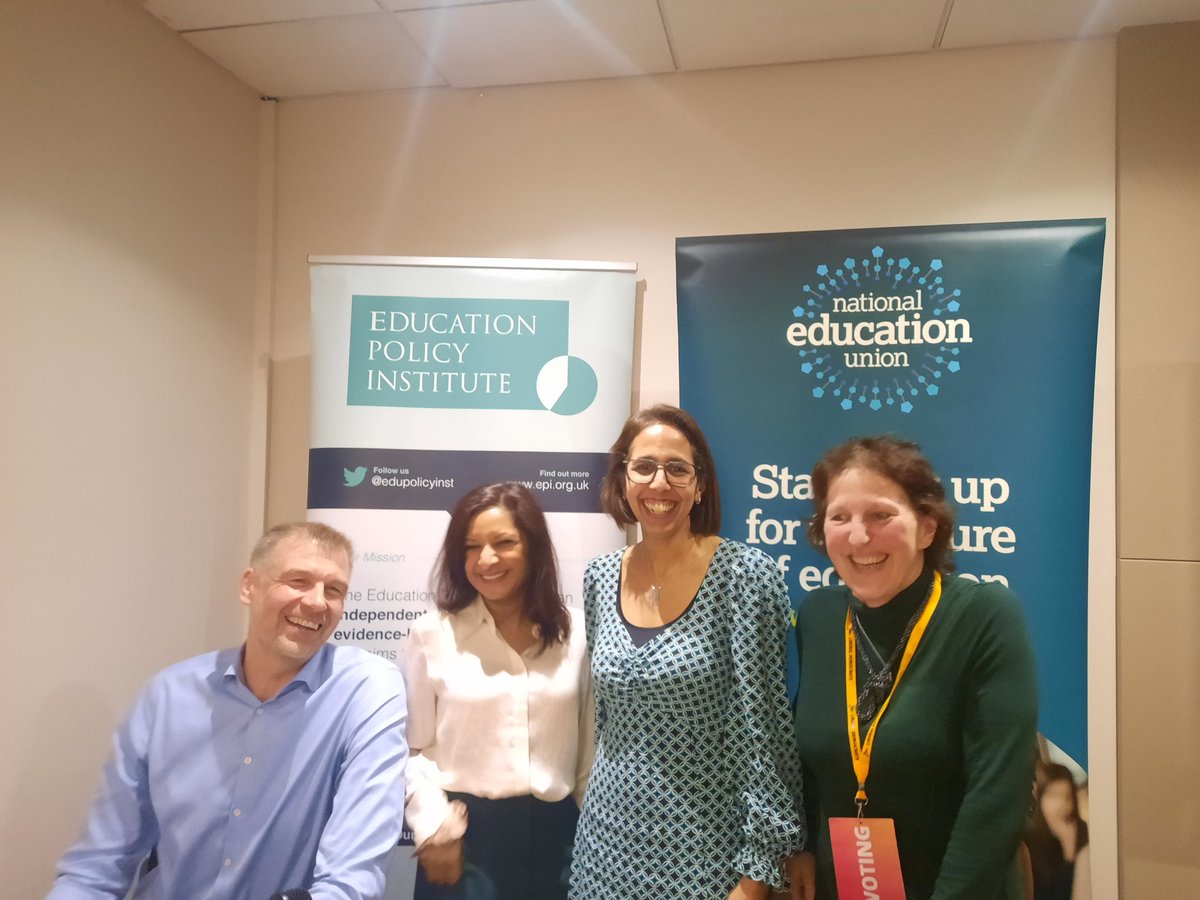EduPolicyInst's tweet photo. Another brilliant discussion with the @NEUnion on all things assessment and accountability.

Huge thanks to @cyclingkev @TomDower @Saljarvis @munirawilson and as ever our chair @natalieperera1. https://t.co/qhzYOd18WV