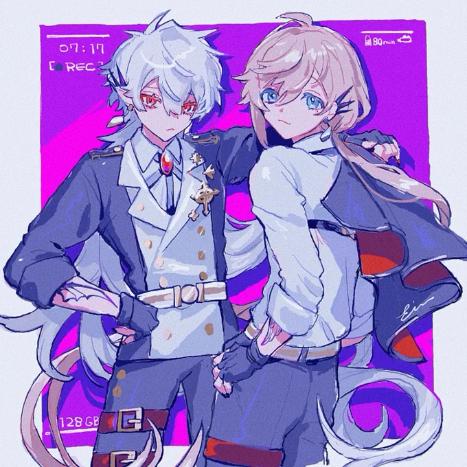 レリバ衣装が好きだという絵#くろのあとりえ #KuzuArt #かな絵 