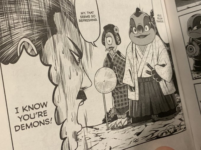 Real panel in a manga 
