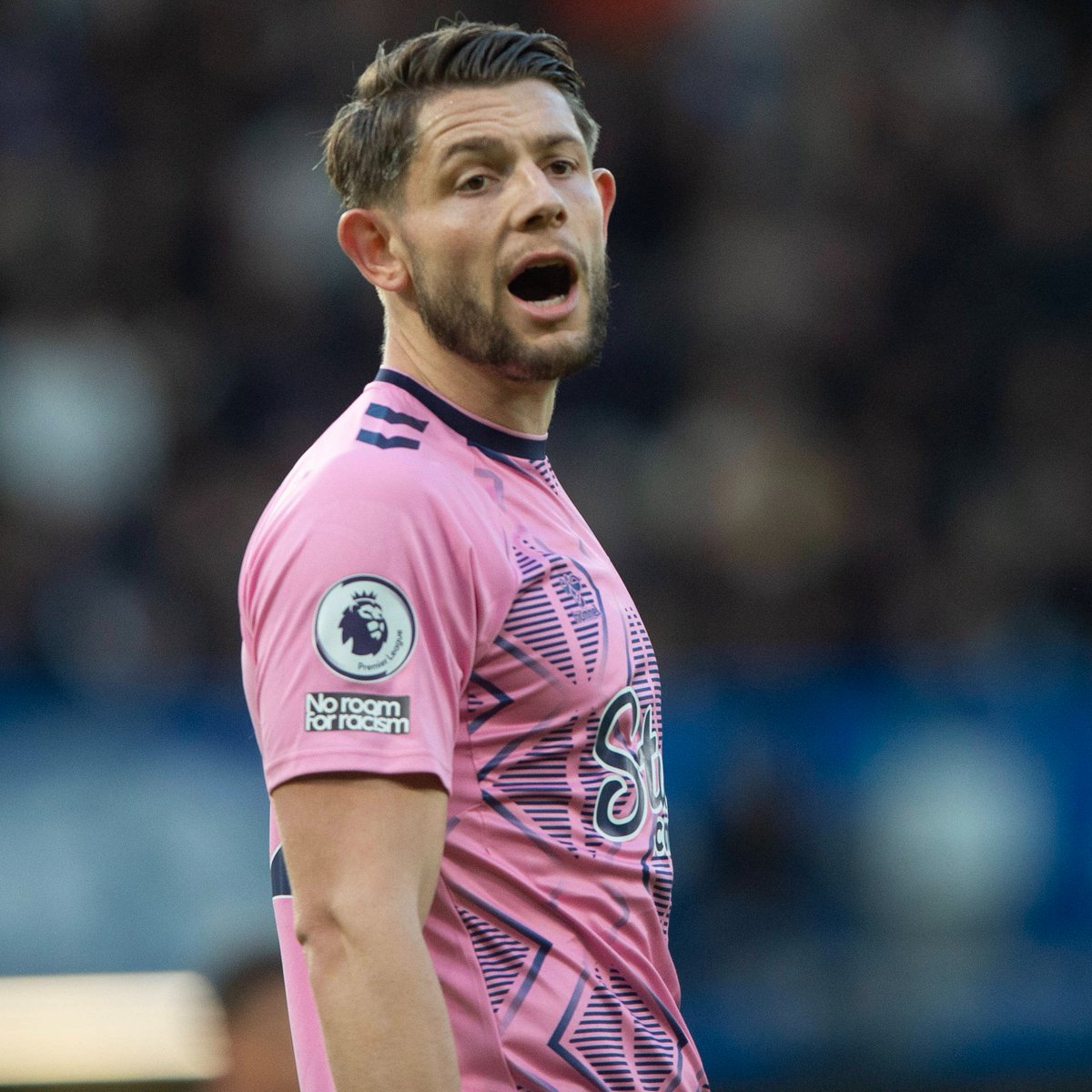 ⚠️ | QUICK STAT James Tarkowski blocked 7 opposition shots against Chelsea, which is the most blocked shots by one player in a single match in the top 5 European leagues this season. A brave display as he helped Everton snatch a point from Stamford Bridge. 💪 #CHEEVE