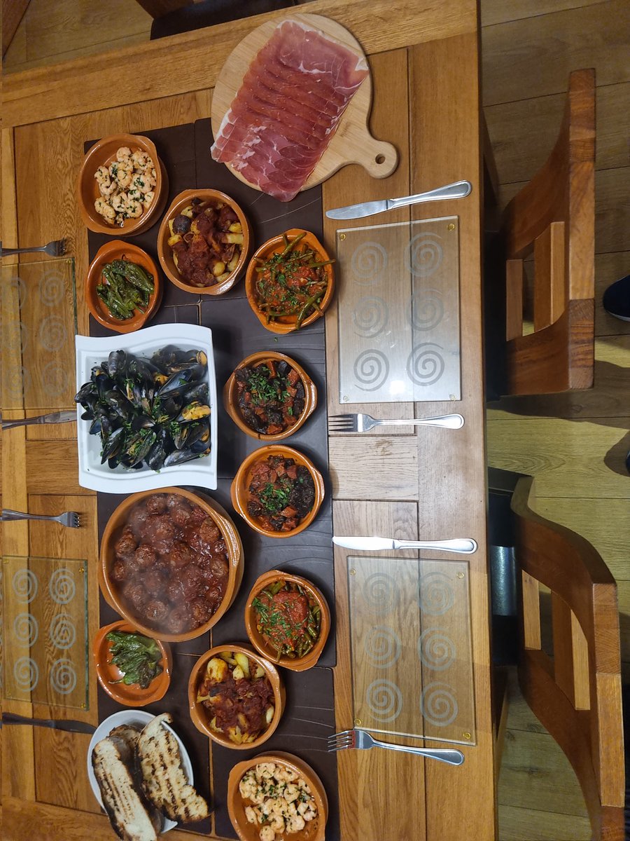 Bit of tapas tonight, keep it simple, took all day to prepare, gone in minutes, stuffed now 😁