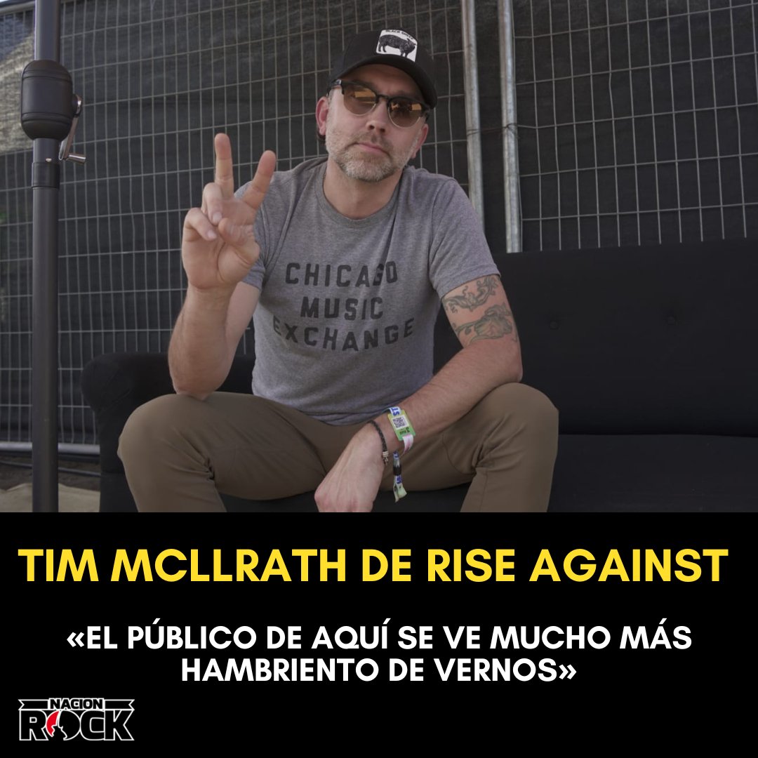 Sobre su sideshow en llamas de hace unos días, sobre Chile, su gusto por BBS Paranoicos, su gira con Linkin Park, el futuro de Rise Against y más. Hablamos con Tim Mcllrath, líder de los estadounidenses previo a su show de ayer en Lollapalooza nacionrock.com/kali-uchis-en-…