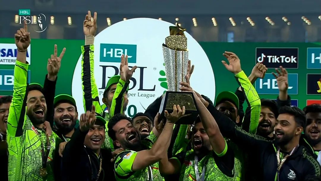 iamAhmadhaseeb's tweet photo. Memorable moments for Lahore Qalandars!

#PSLFinal #PSL2023 #PSL08 https://t.co/8nKdm7A3e8