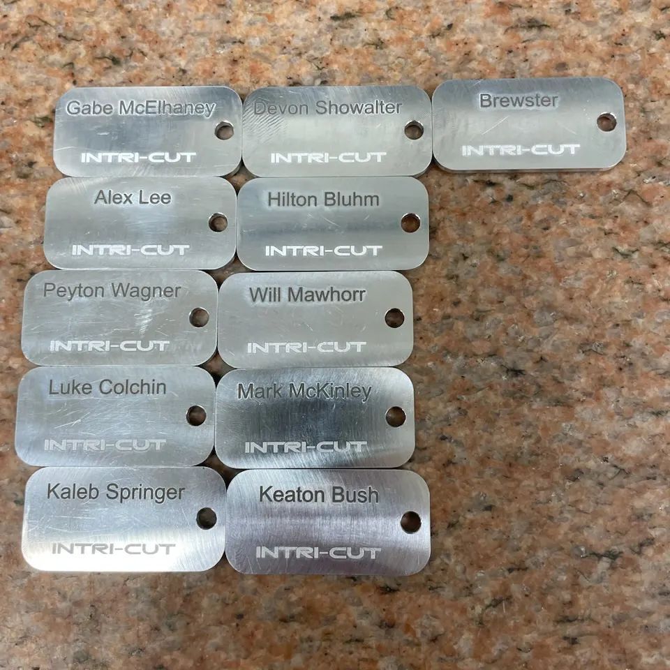 Area18Machining's tweet photo. Intri-Cut just outside Roanoke, Indiana was our first stop on our recent field trip. Mason Sell gave an awesome tour and custom made a key tag for all the students! https://t.co/iNvtzpz0wy https://t.co/0xvHZ8UpvZ