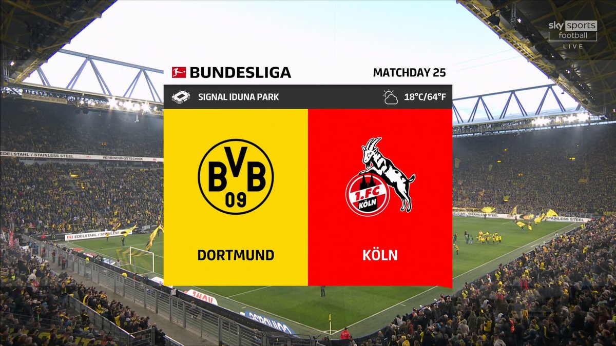 Full match: Borussia Dortmund vs FC Cologne