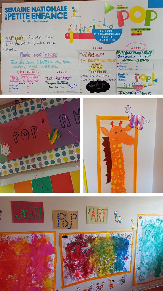 🤩 C'est parti Pour la semaine Nationale de la petite enfance 🤩 Micro -crèche ADMR les Loup'ings 👍