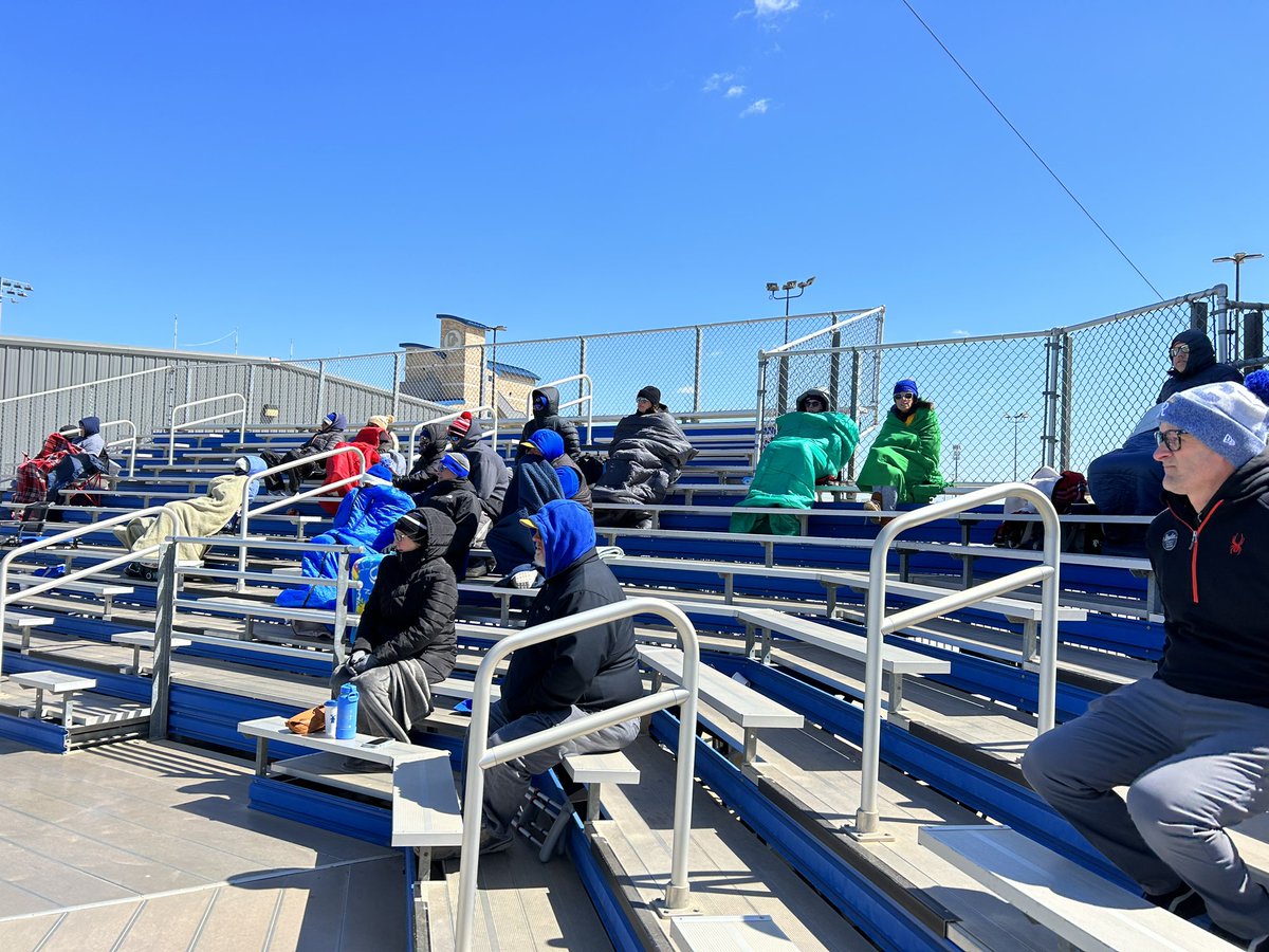 In what felt like 20 below, Falcons get their 2nd win 10-1 v Mustang OK!!! <a href="/OSouthBaseball/">OSHS Baseball</a> <a href="/OS_BirdHouse/">OS Student Section</a> <a href="/OlatheSouthHS/">Olathe South HS</a> @MetroSports_KC
