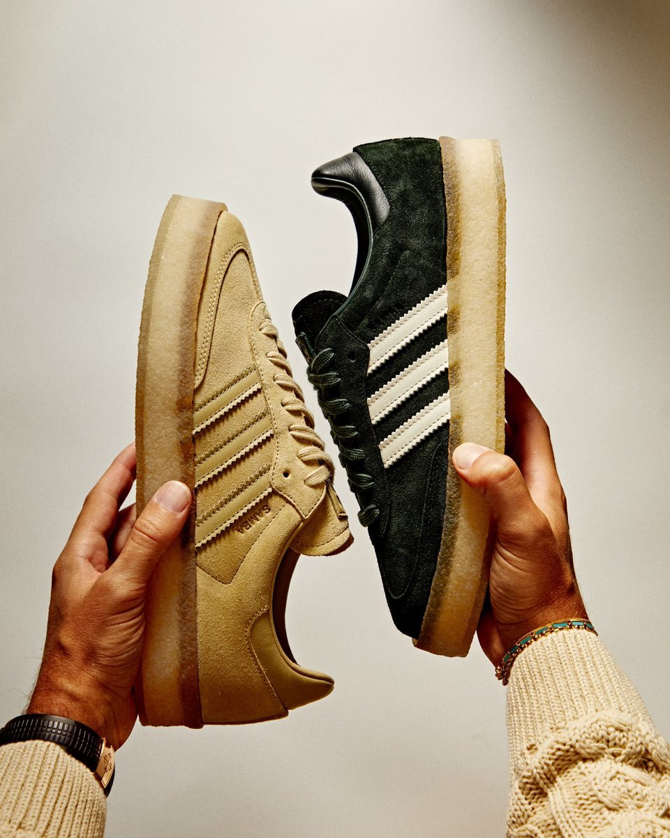 ComplexSneakers's tweet photo. .@RonnieFieg x Clarks x Adidas “8th St. Sambas”
🗓️ March 24 https://t.co/7zhhttcKg8