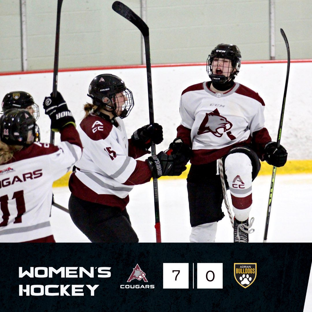 cougars_athl's tweet photo. HUGE shout out to the Cougars goaltenders and defence for keeping all attempts out of the back of net in the round robin👏🥅

🚨Goal Scorers:
#10 Aidan Roberts(3)🧢
#14 Simone Turner(3)🧢
#17 Madison Haliuk

@achawomensd2 #cougarpride https://t.co/ncgASINWgS