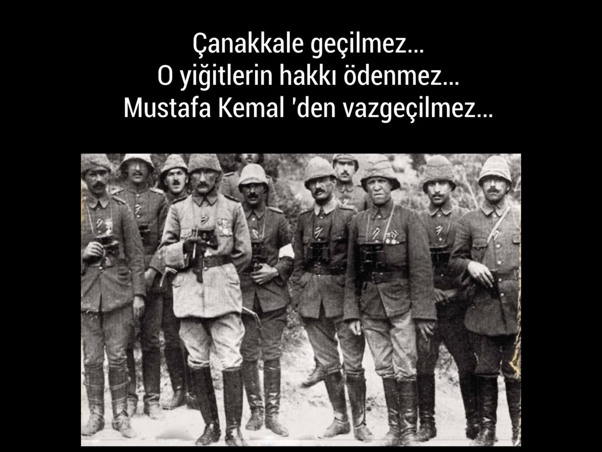 Başbuğum Mustafa Kemal Atatürk ve yüce Milletimin onca yokluk ve yönetim zafiyeti içerisinde bir araya gelip , bağımsızlığını teslim etmemesinin ispatıdır #18MartÇanakkaleZaferi Kutlu olsun ..