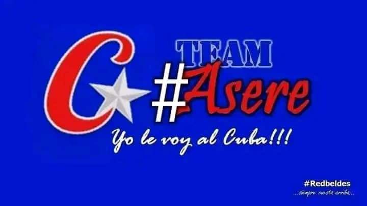 @yunier_sifonte @ArturoPinar22 @EVilluendasC @OscarparaCuba @VilluendasHeidy @MaykellTwin @agnes_becerra @Colina_VClara @AlbertoLopezVC @CMontiller @CanalCaribeCuba @JuantonioFdez #TeamAsere 
#ModoAsere
#MejorEsPosible 
#Cuba 🇨🇺🕊️✌️