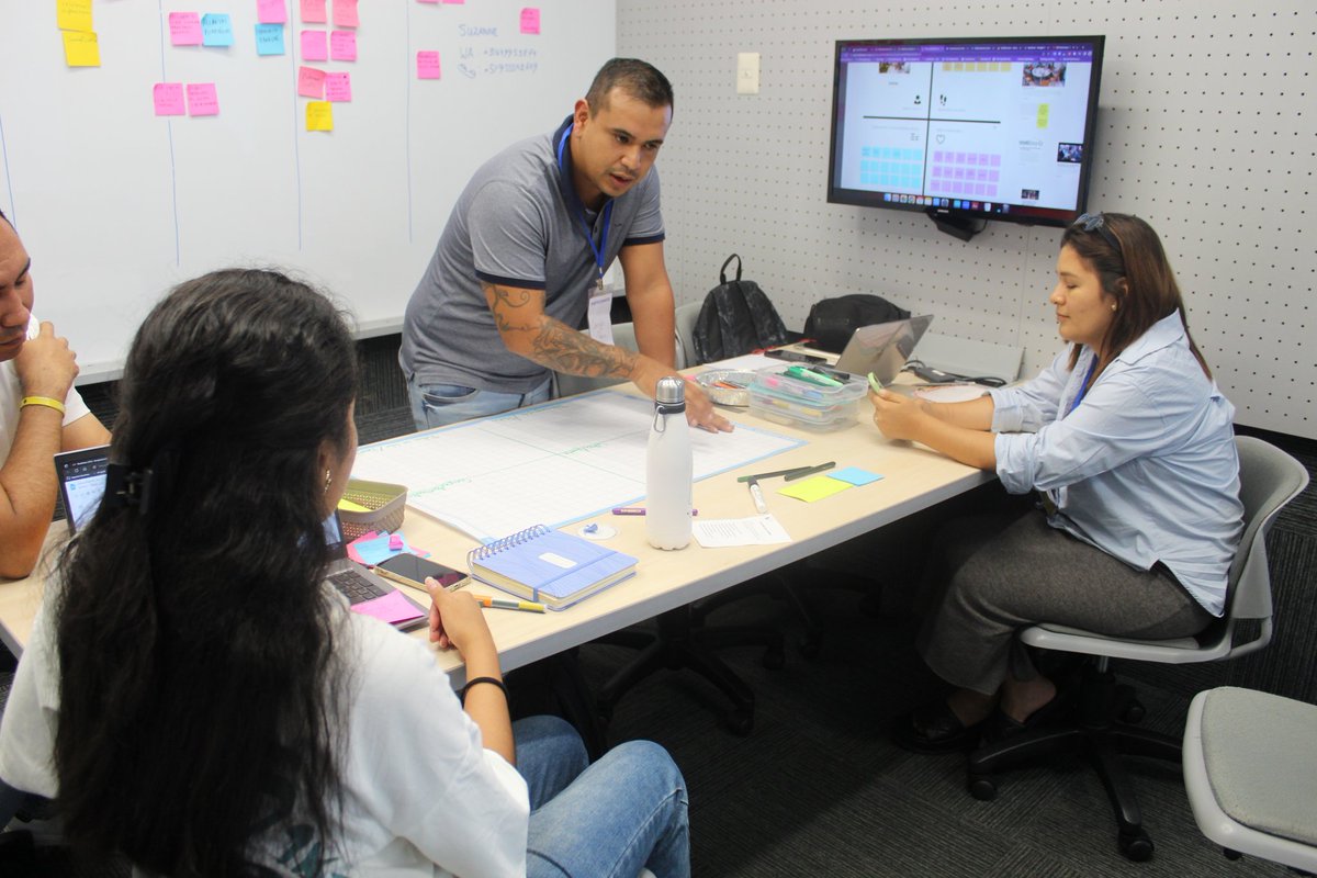 SergioPasco2's tweet photo. Un Sábado lleno de ideas y mucha energía, se logró definir el problema y target. Excelente equipo #PikeOs #GSJam #LimaServiceJam #ServiceDesignLima https://t.co/Z3ZfsoxP4H