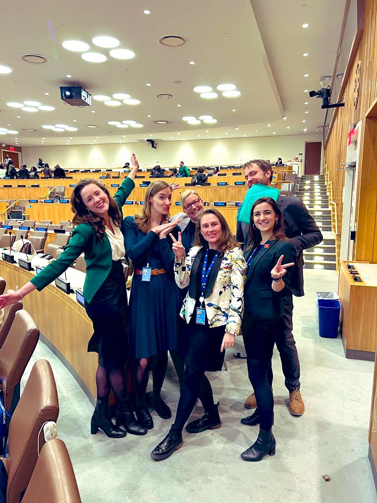 #CSW67 was quite the ride, resulting in the first outcome document on gender equality, technology and education in the digital age! 

Big thanks to dream team 🇪🇺, colleagues from 🇳🇱 & beyond 🇺🇳, and civil society for the great cooperation (day and night) 💪!