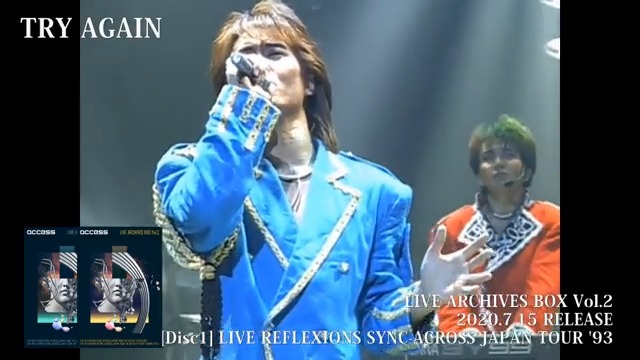 TRY AGAIN LIVE ARCHIVES BOX Vol.2 Blu-ray(3枚組)DVD(2枚組)2020.7