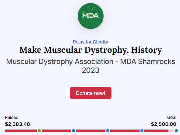 RelayforCharity's tweet photo. The Charity Raid train is still going! We're almost to that $2500 goal for the Muscular Dystrophy Association. Go check out the next relay musician over at  https://t.co/33m438ttNy 🤘 https://t.co/3IqAQ7IOBF