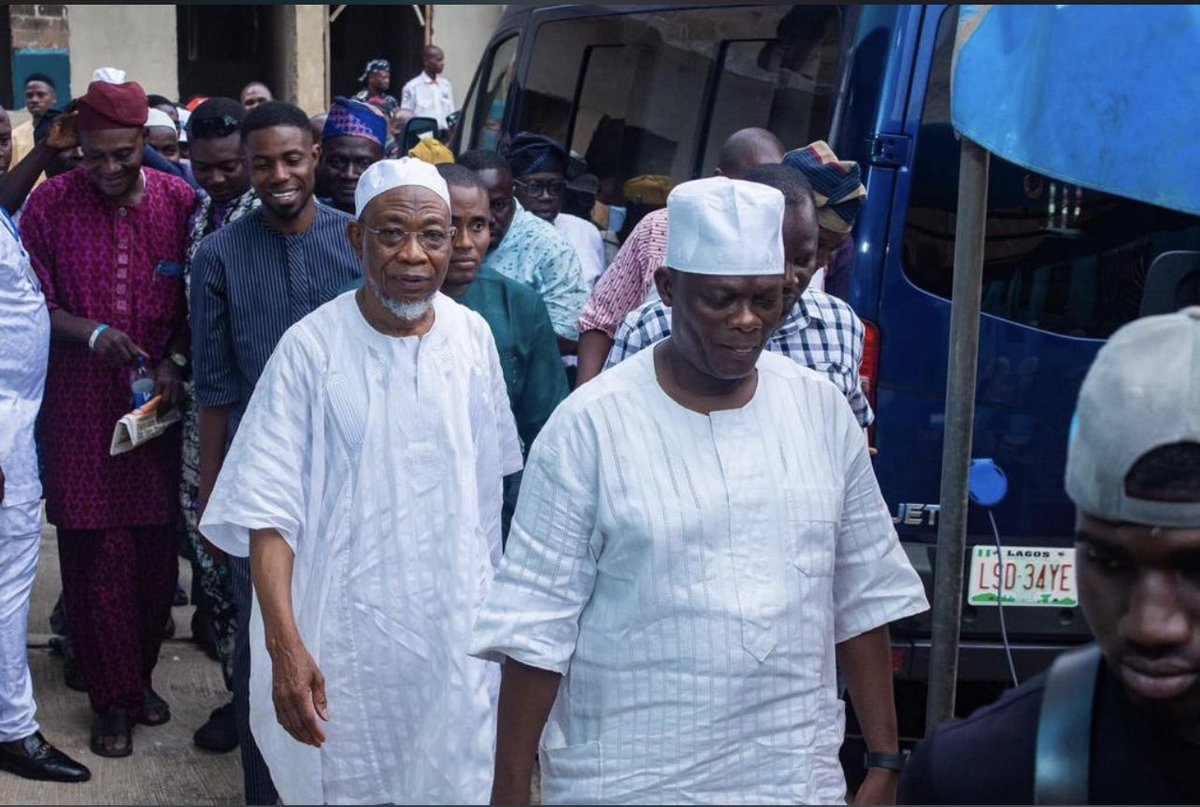 timigods's tweet photo. I will like to ask those who voted Teslim some questions.
You saw Rauf Aregbesola who doesn't pay salary campaigning for Teslim against Seyi Makinde that pays 13 month salary,  it must be ment. https://t.co/VncFVSJ5IG