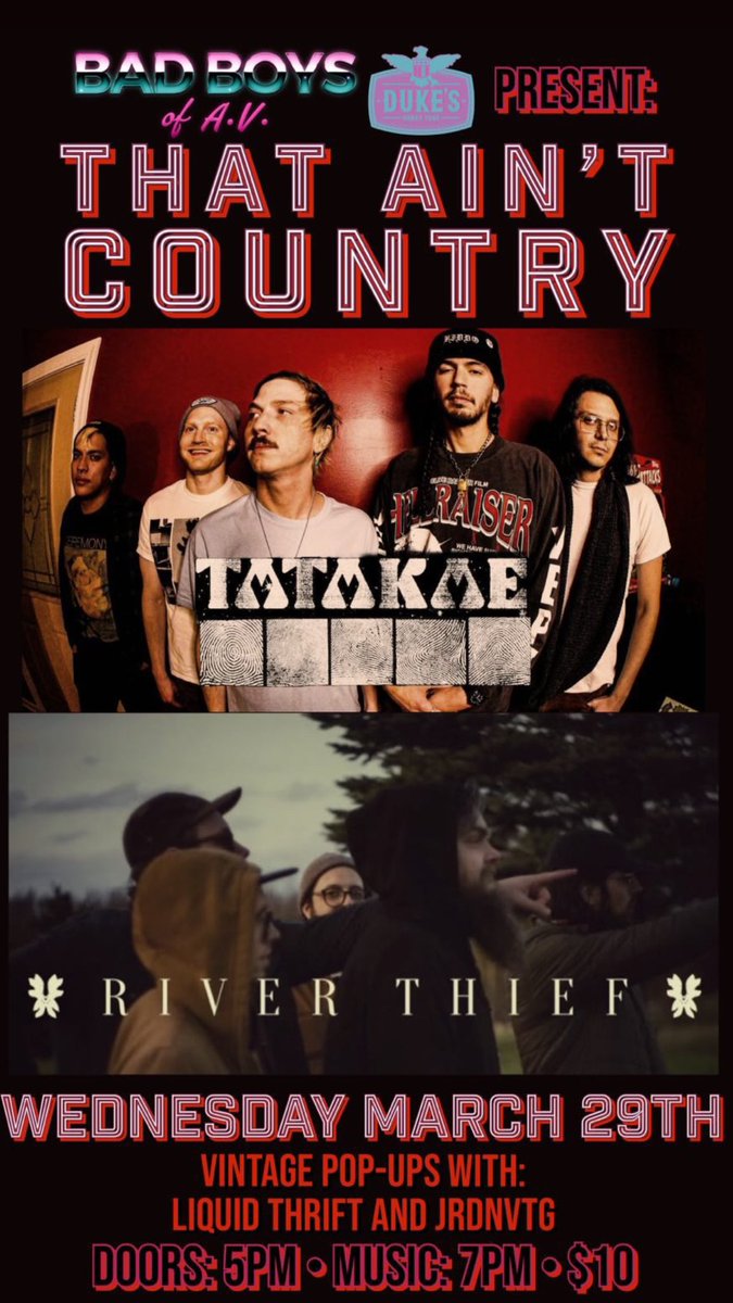 UPCOMING SHOWS:
3/23 BOWLING GREEN, OH W/ <a href="/mzmrband/">GOD’S FAVORITE BAND</a> 🛸
3/24 SOUTH BEND, IN W/ <a href="/mzmrband/">GOD’S FAVORITE BAND</a> 🛸 
3/29 INDY, IN W/ RIVER THIEF ft. <a href="/BadBoysofAV/">Bad Boys of A.V.</a> 🐎
4/20 POP UP TBA 🍃