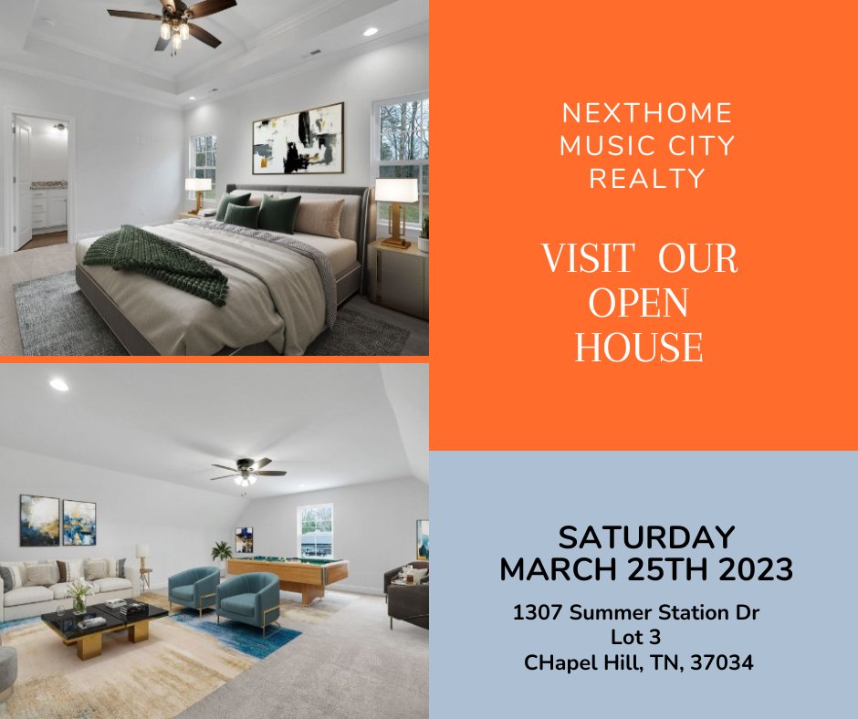I'll be doing an open house Saturday 25th 2-4 pm at 1307 Summer Station Dr, Lot 3. Which you can find here! …anleverette.nashvillelandandhomes.com/detail... #TheLeveretteLadies #NextHomeMusicCityRealty #openhouse #dogfriendly #follow4followers #makeuptutorial