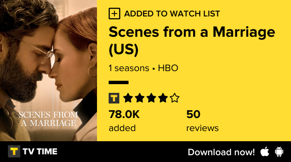 relativando's tweet photo. I've just started following Scenes from a Marriage (US) https://t.co/XBcHmDby97 #tvtime https://t.co/xIvqYp3vAH