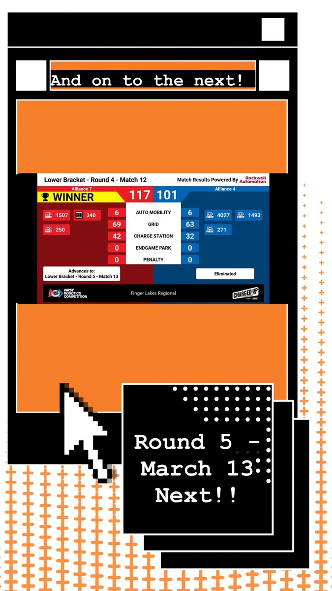 Playoff recap! Couldn’t ask for better alliance partners!  🤖🧡💙