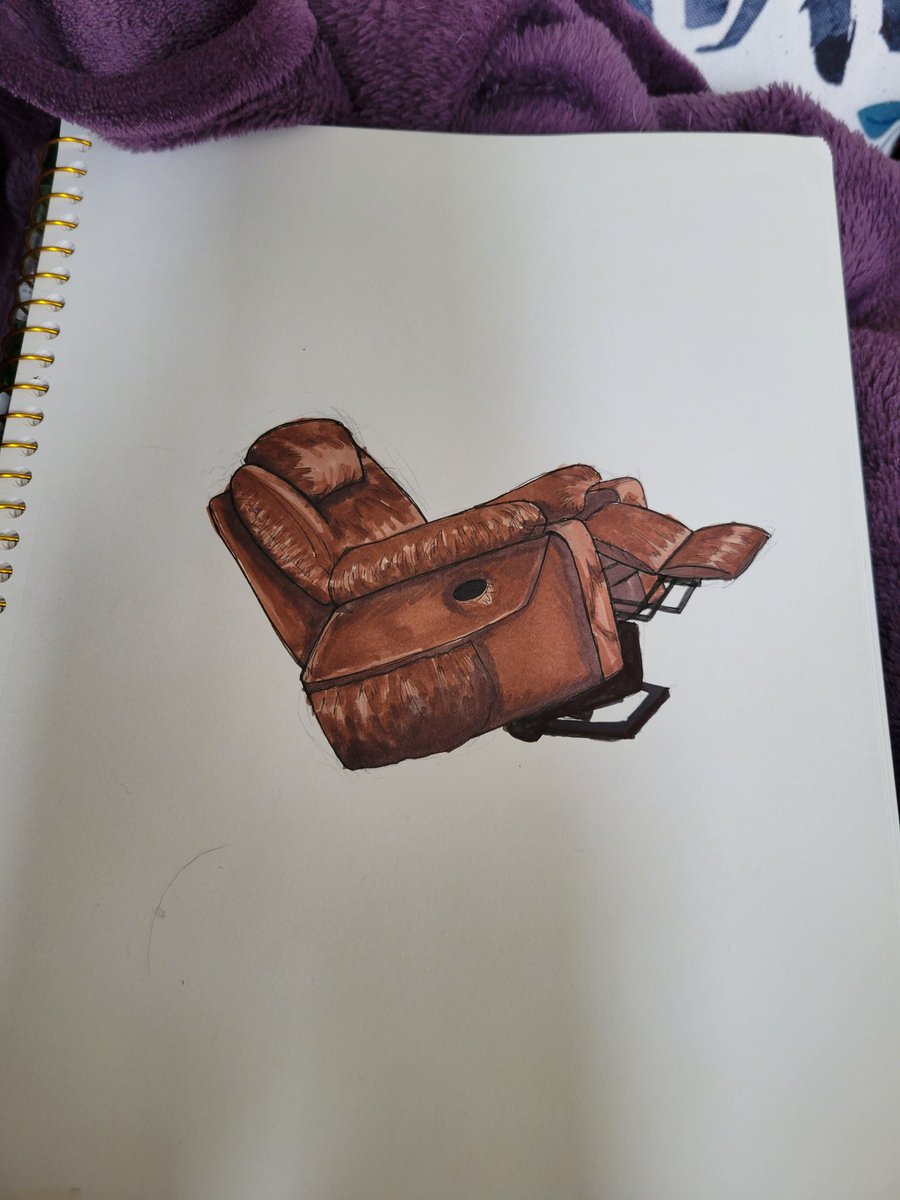 An_Archivist95's tweet photo. Artshare time! All I drew this week was a chair lol 🤷🏻 https://t.co/dxK0vK94R7