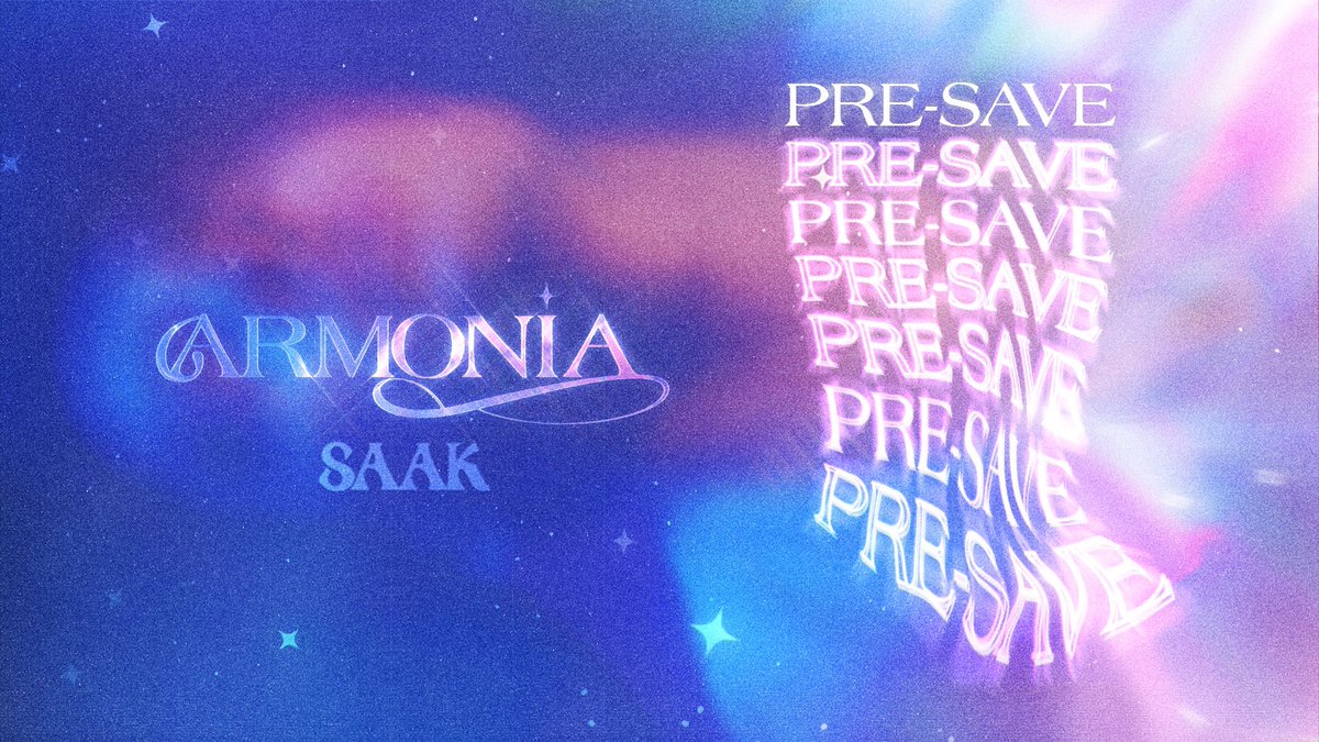 ya pueden hacer pre save a mi nuevo ep #Armonía que sale este lunes universalmusicmexico.lnk.to/Saak_Armonia