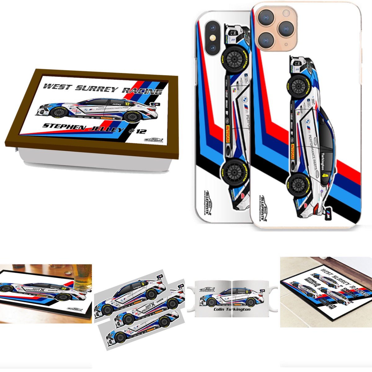 IN CASE YOU MISSED THEM: The BTCC Blueprints own products, illustrating ExcelR8 &amp; WSR liveries of Tom Ingram, Tom Chilton, Colin Turkington, Stephen Jelley &amp; Adam Morgan. Here's your link 👉 btccblueprints.co.uk/btcc-2023