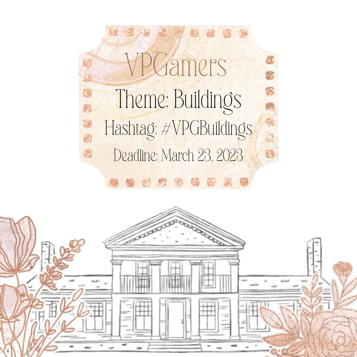 vpgamers_'s tweet photo. Hi! #VPGamers our next week #VPGFridayMoment theme is
everything ๐ธ๐ฐ BUILDINGS ๐ฐ๐ธ
The full details are below:
Theme: Buildings
Hashtag: #VPGBuildings
Deadline: March 23,2023
Can't wait to see your captures ๐ฅณ
Credit: #Picollage #mypicollage @PicCollage https://t.co/FvDg4l05TR