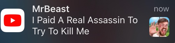 WhatANug's tweet photo. @MrBeast Man these titles are getting more crazy https://t.co/Q7FagukjFF