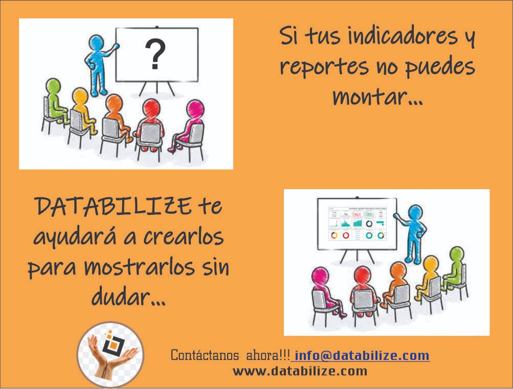 databilize's tweet photo. Databilize te ayuda a diseñar y publicar tus indicadores de gestión empresarial de una manera simple, sencilla y práctica.
Contáctanos para asesorarte... https://t.co/TCxkgrkeeS