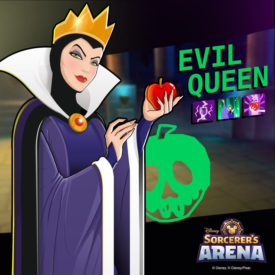 Magic Mirror on the wall, who is the newest champion to enter the Arena? We heard your feedback and we hope you've been enjoying the Evil Queen's addition.
