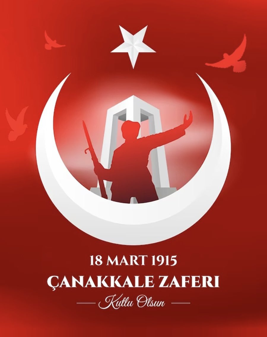 Bu destansı zaferin temelinde güçlü bir inanç, büyük bir vatan aşkı ve özgürlük tutkusu vardır. Şehitlerimizi minnetle anıyoruz 🙏
Çanakkale Zaferi Kutlu Olsun.
#Çanakkale #18Mart #CanakkaleGecilmez