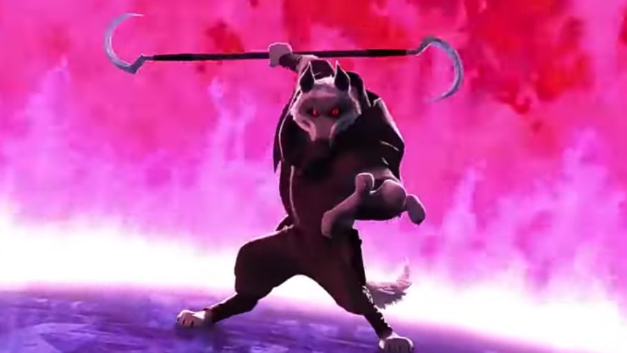 IAM_THEDEATH's tweet photo. 🐺☠️°|━━━En el momento en que ambas armas chocaron unas chispas  harían que los ojos de la muerte se iluminen de rojo intenso, Luego de eso La muerte une sus 2 espadas khopesh creando una especie de guadaña doble. https://t.co/euNP89XW0A